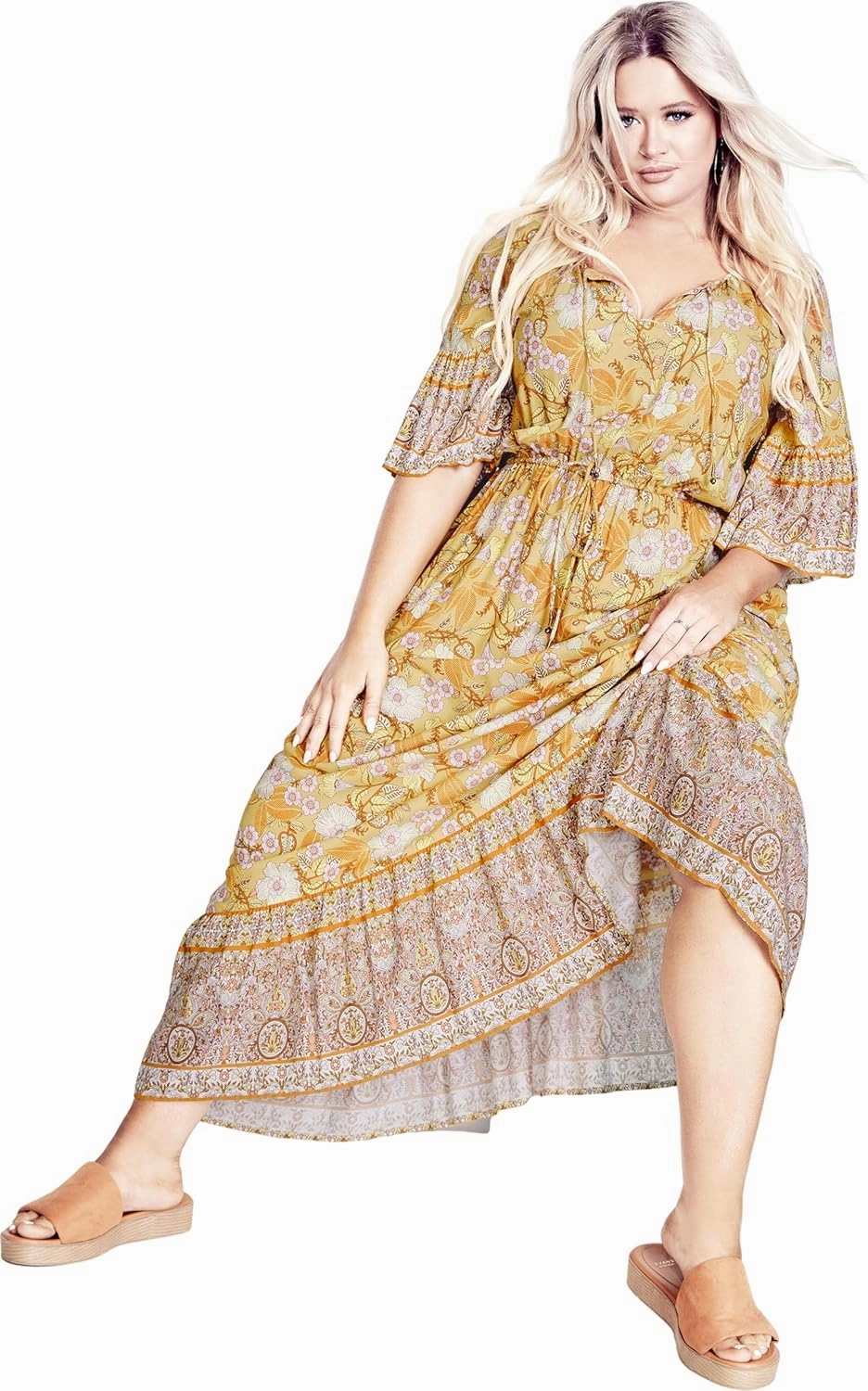 Women's Plus Size Follow Your Heart Maxi Dress
