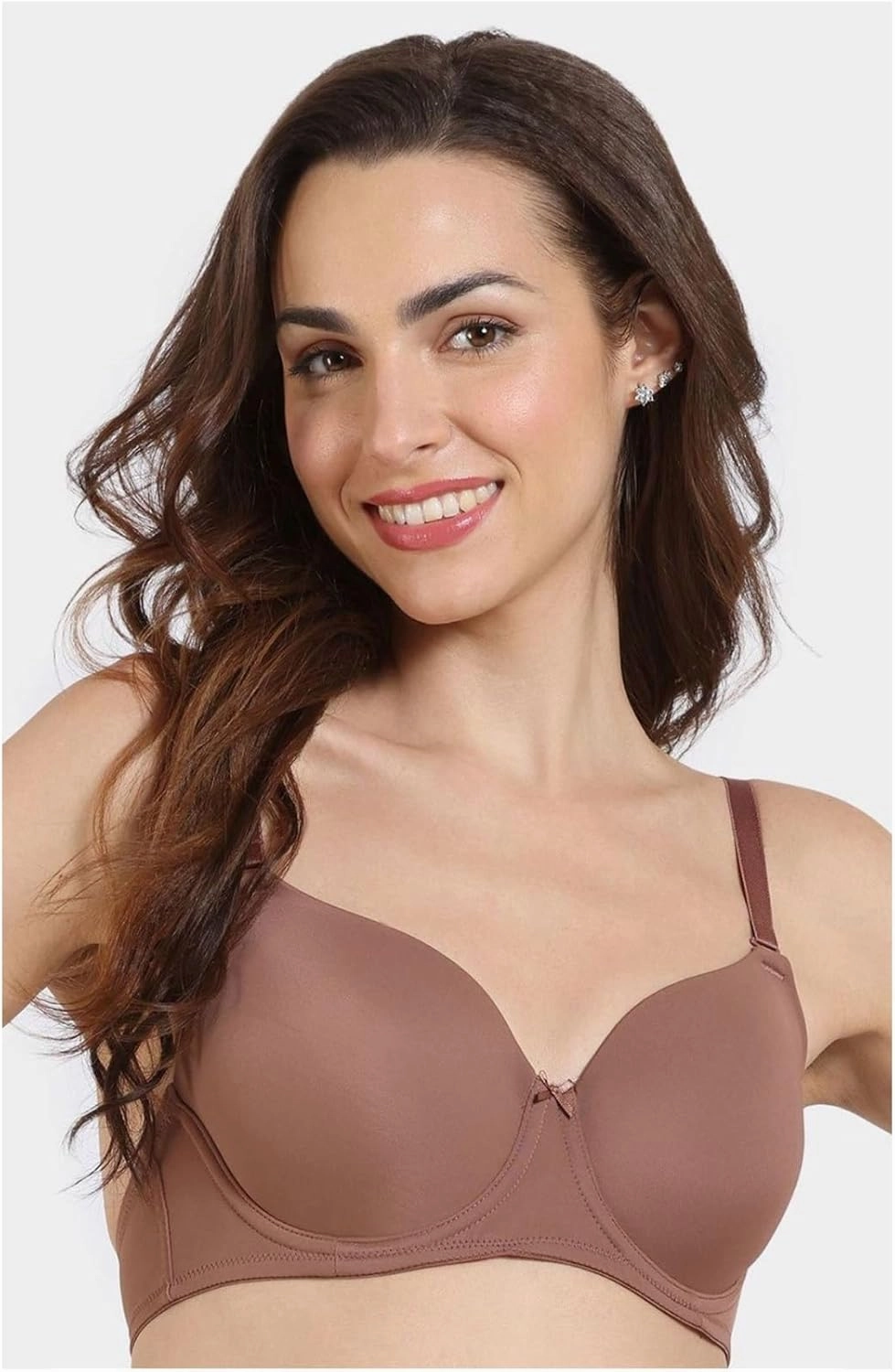 Women's Seamless Wireless Push-Up Bra | Full Coverage Adjustable Strap Comfortable T-Shirt Bra | Everyday Bra