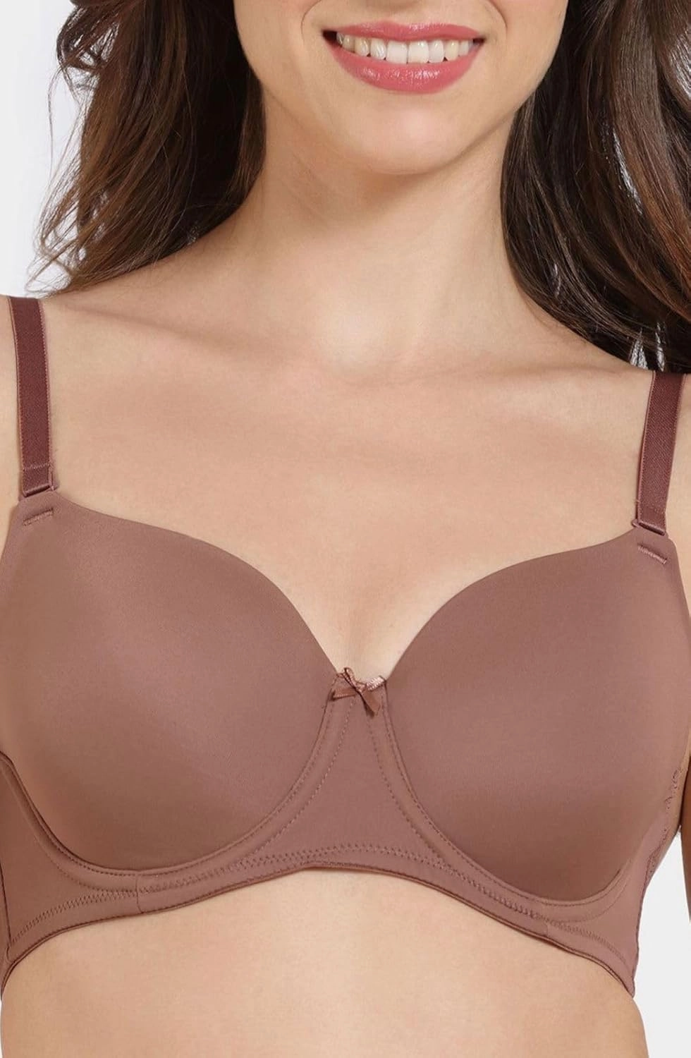 Women's Seamless Wireless Push-Up Bra | Full Coverage Adjustable Strap Comfortable T-Shirt Bra | Everyday Bra