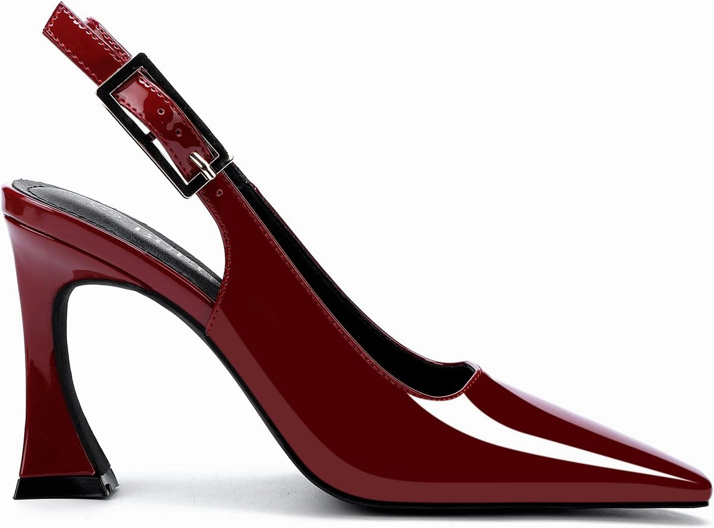 Women's Slingback 3In Kitten Heel Comfortable Closed Toe Pumps Dress Shoes for Women