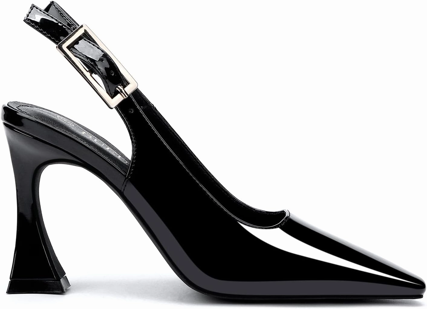 Women's Slingback 3In Kitten Heel Comfortable Closed Toe Pumps Dress Shoes for Women