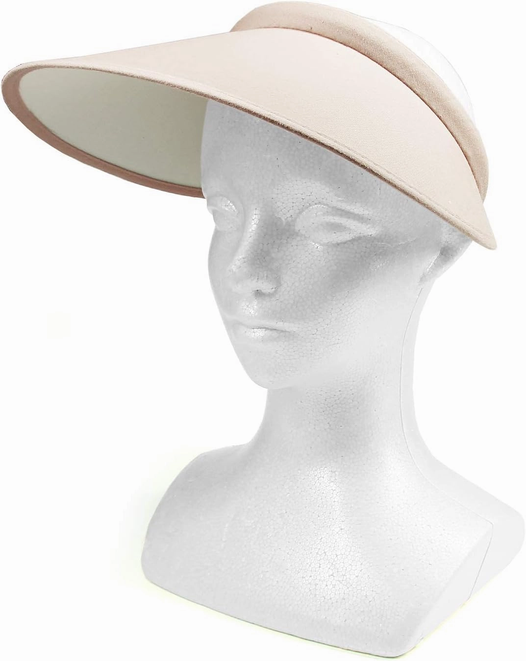 Women's Summer Sun UV Protection Visor Wide Brim Clip on Beach Pool Golf Cap Hat