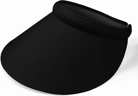 Women's Summer Sun UV Protection Visor Wide Brim Clip on Beach Pool Golf Cap Hat