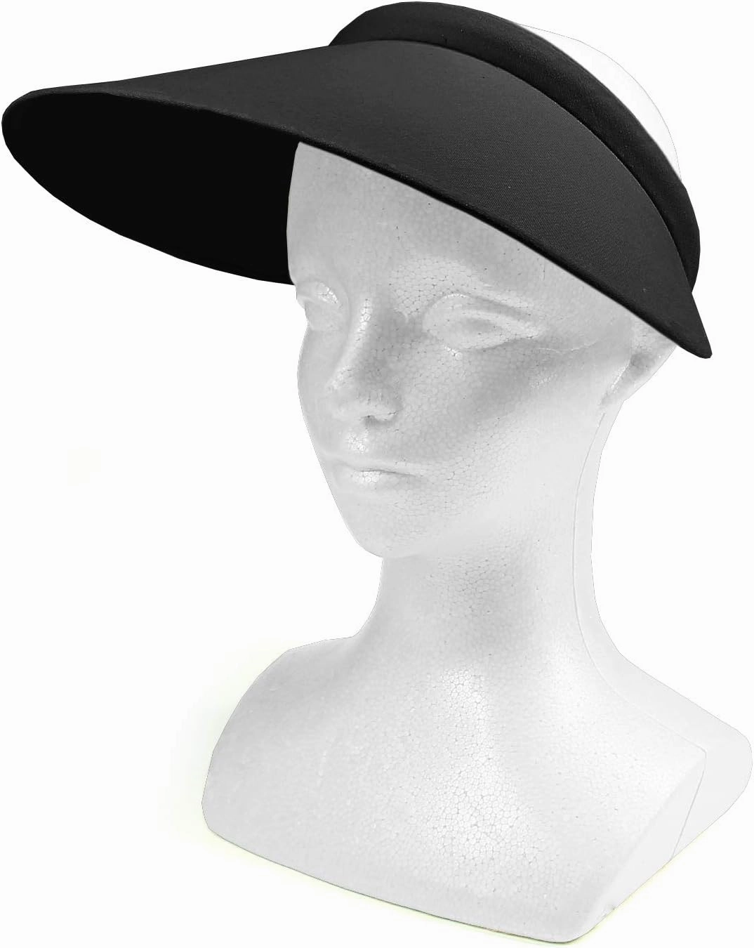 Women's Summer Sun UV Protection Visor Wide Brim Clip on Beach Pool Golf Cap Hat
