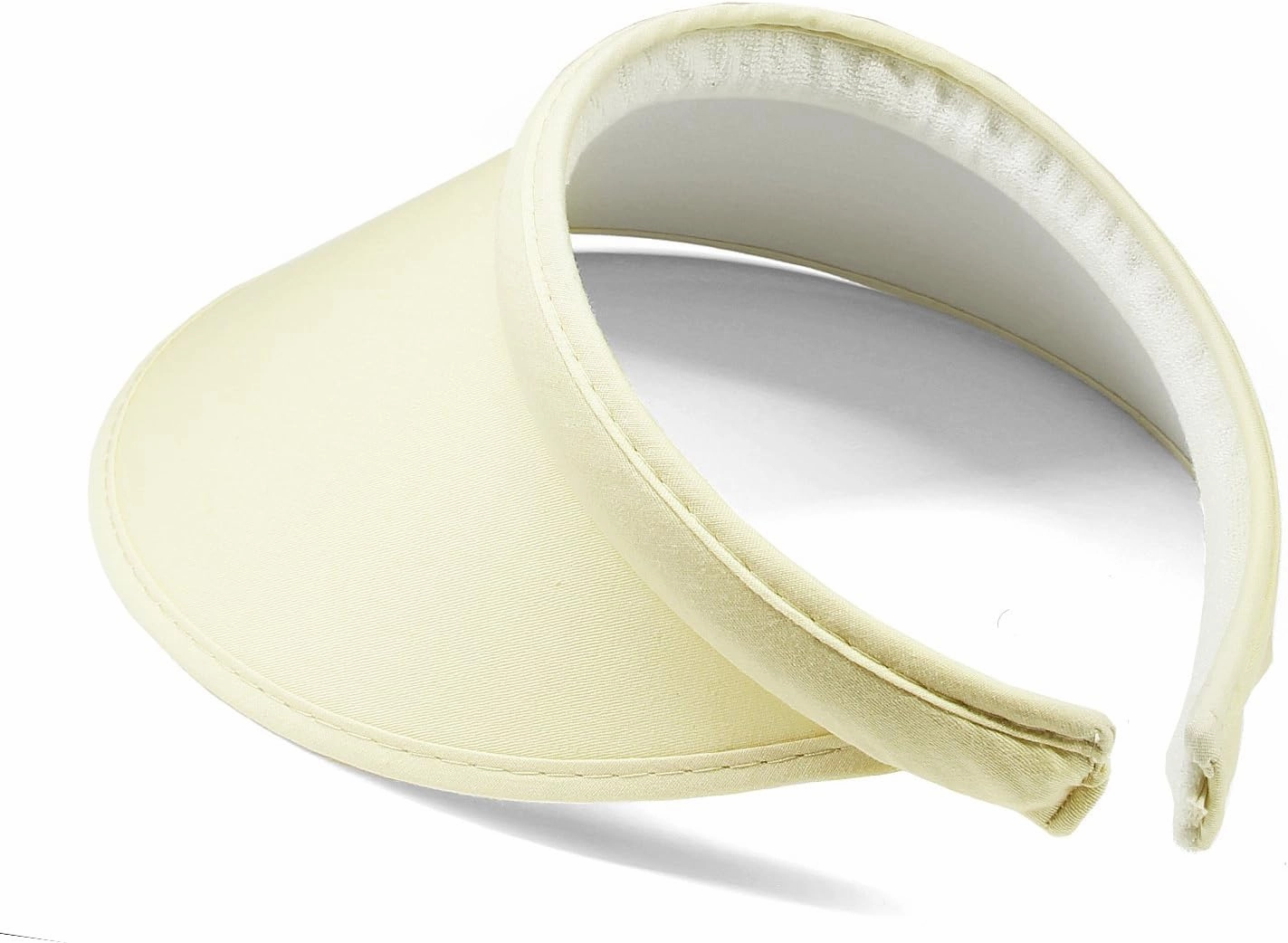 Women's Summer Sun UV Protection Visor Wide Brim Clip on Beach Pool Golf Cap Hat