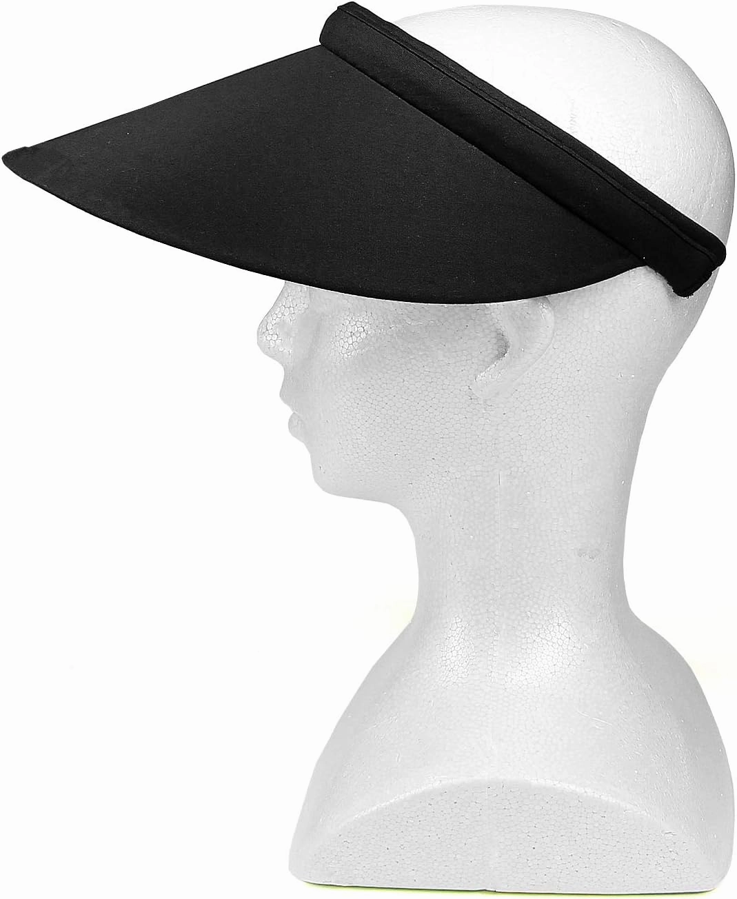 Women's Summer Sun UV Protection Visor Wide Brim Clip on Beach Pool Golf Cap Hat