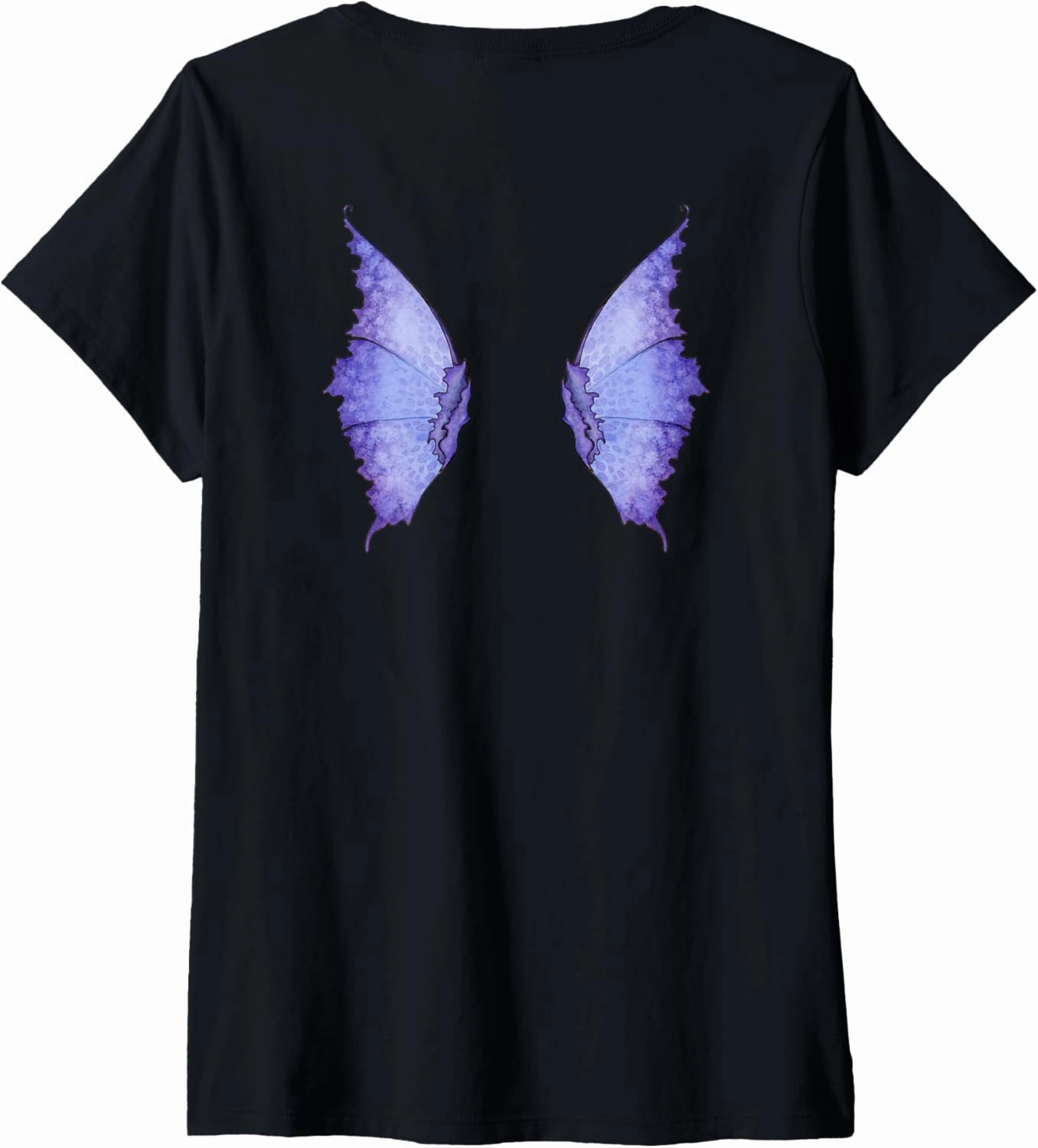 Womens Amy Brown Bubble Rider Fairy V-Neck T-Shirt