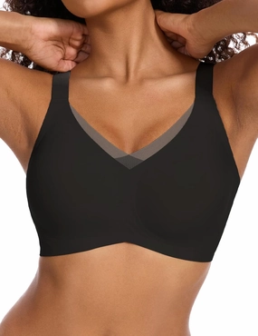 Womens Lace Seamless Bra Wireless Full Coverage Push Up Bras for Women No Underwire Comfortable Bralettes