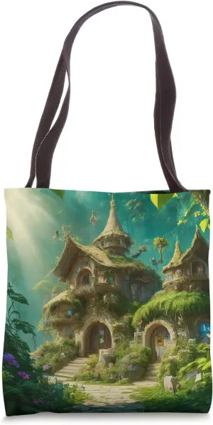 Woodland Mansion Tote Bag
