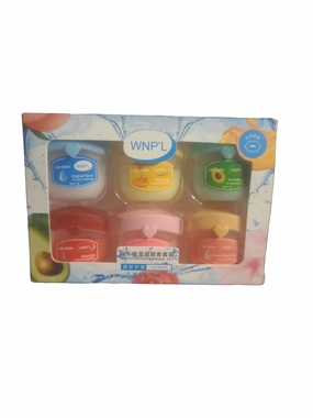 WPNL HYDRATING LIP BALM SET - 6 Count - Original, Honey, Avocado, Honey Peach, Sakura, Rose Lips - Lip Balm - Hydrating - Natural Finish