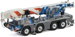 WSI for Liebherr LTM 1090-4.2 Mobile Crane - 50 Years USA LPS Limited Edition 1/50 DIECAST Truck Pre-Built Model