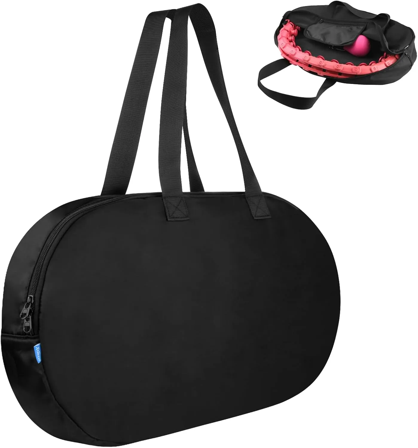 Xxerciz Storage Bag for Fitness Hoop, Heavy Duty Carry Bag with Pocket and Handle Strap, Portable and Dustproof Cover for Indoor Outdoor Gym