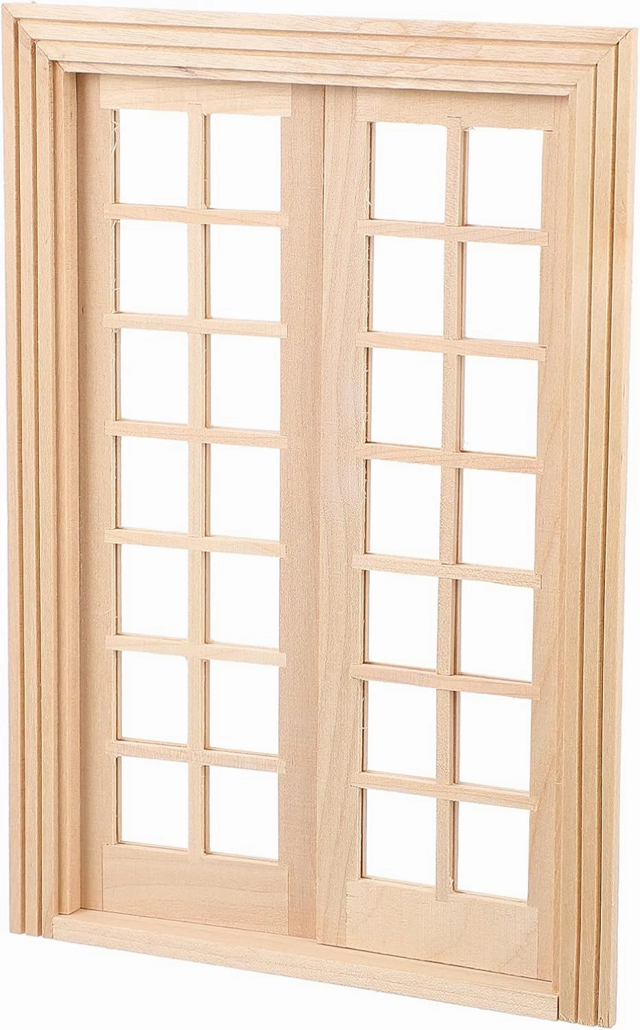 YARNOW 4 Pcs Miniature Dollhouse Windows 1 12 Scale, Fairy Window Frame, Ideal for DIY Doll House Decoration