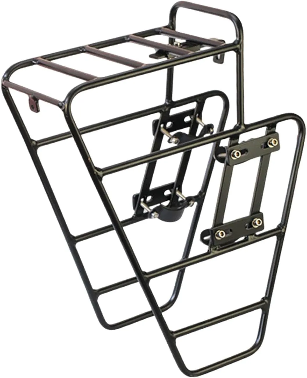 YIJU Bike Front Rack Carrier Aluminum Front Pannier Rack Carrying Bike for Travel Long Distance Cycling Shopping