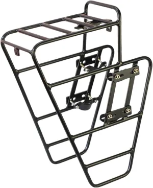 YIJU Bike Front Rack Carrier Aluminum Front Pannier Rack Carrying Bike for Travel Long Distance Cycling Shopping