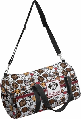 YouCustomizeIt Personalized Dog Faces Duffel Bag