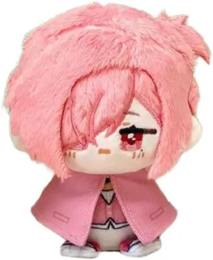 Yugi Amane Plush Figure Yahiro Nene Plush Anime Soft Stuffed Doll, 12cm Mini Hug Pillow Cartoon Figure Wallet Pendant Charm Decoration Gifts