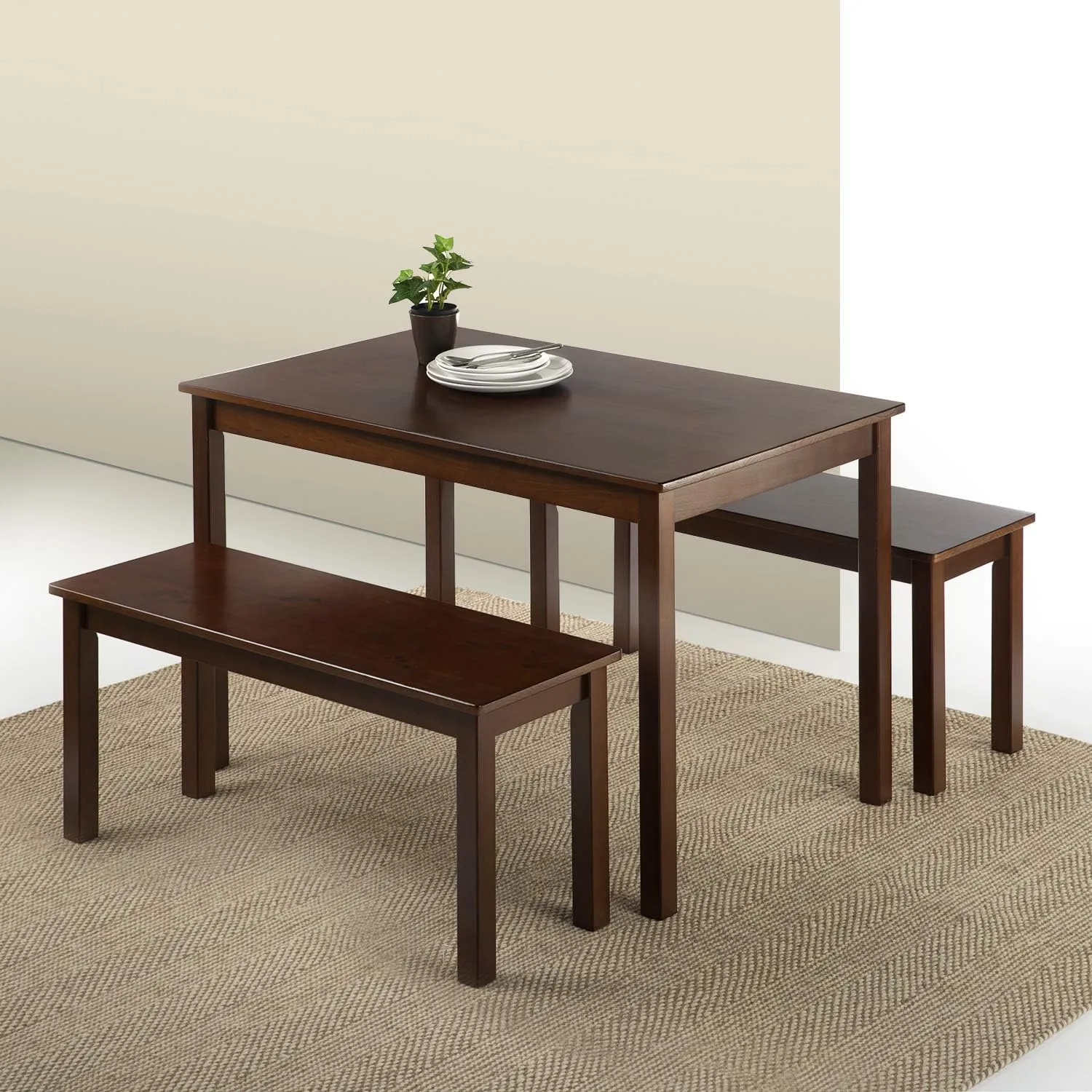 ZINUS Juliet Espresso Wood Bench