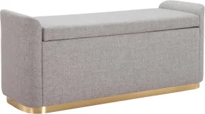 Zuo Dobo Storage Bench Gray
